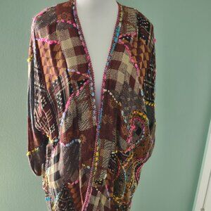 John Mark Embroidered Kimono. Size XL